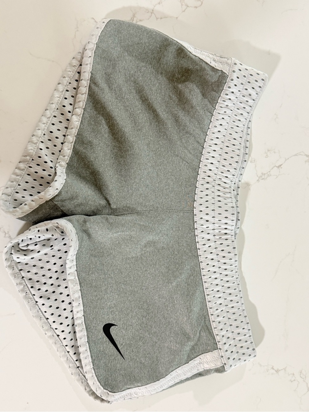 Reversible Nike Grey and White Running Shorts